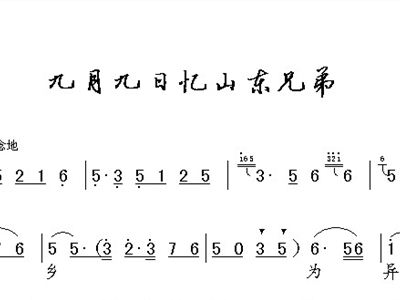 九月九日忆山东兄弟